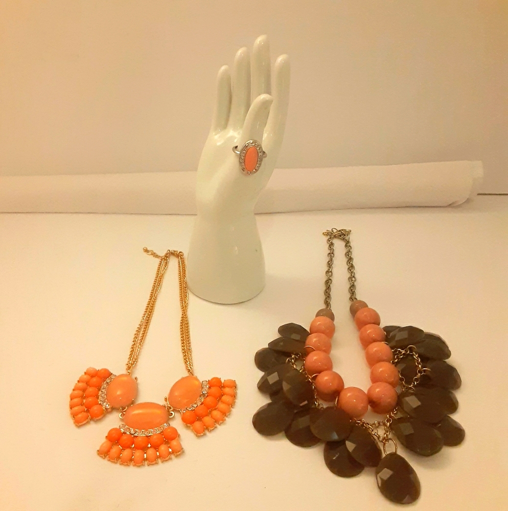 Vintage necklaces and ring